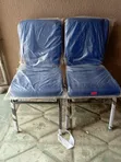 Church Cushion Chair with Bookshelf - 2