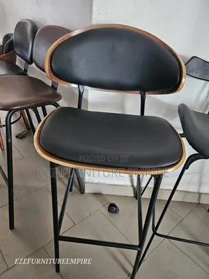 Luxury Velvet Bar Chairs - Metal Base
