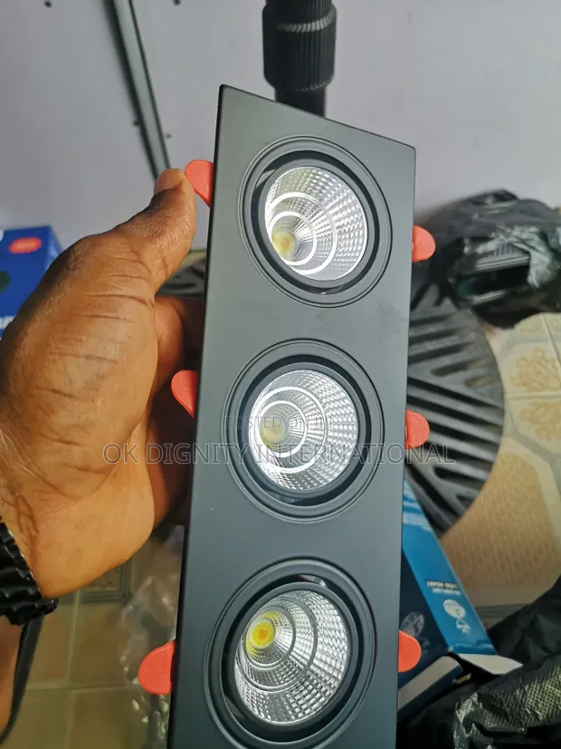 3-Head LED Ceiling Spotlight (Recessed Downlight) - 1