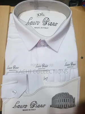 Lauro Biano White India Plain Shirt