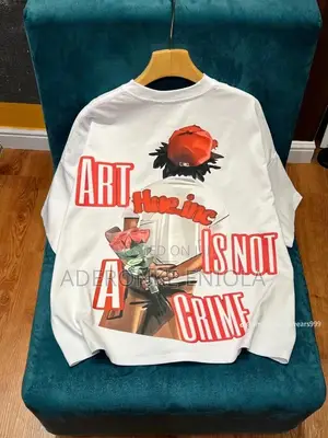Graffiti Boyz Oversized Streetwear T-Shirt - Baki/Orange