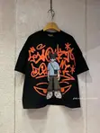 Graffiti Boyz Oversized Streetwear T-Shirt - Baki/Orange - 3