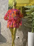 Kyakyawan Gown na Zara Mai Fure - Gajere - 2