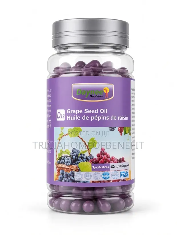 Grape Seed Oil Capsules - Tallafin Antioxidant - 1