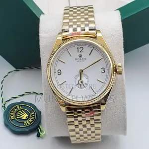 Rolex Chain Watch - Akwai Zinariya da Azurfa