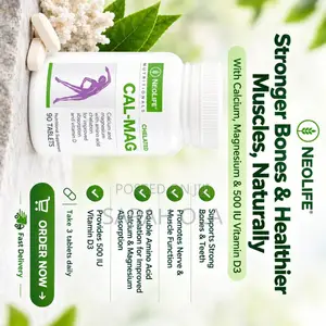 Chelated Cal-Mag with 500 IU Vitamin D3 - 90 Tablets