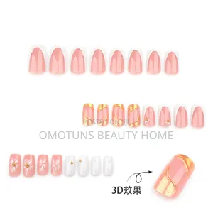 Artificial Hand Acrylic Nails - 24pcs
