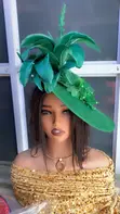Green Feather Fascinator - 1