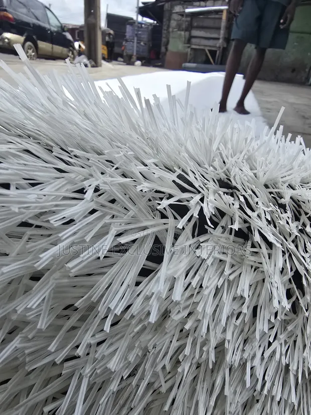 50mm White Artificial Grass - Premium Double Backing - 1