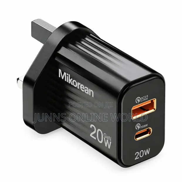 Mikorean 20W GaN Mai Sauri (USB-A & USB-C) - 1