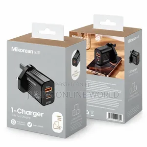 Mikorean 20W GaN Mai Sauri (USB-A & USB-C)