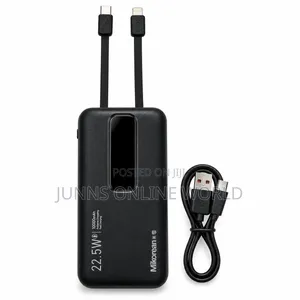 Mikorean MGP-L07 10000mAh Power Bank Mai Hannun Wayar Ciki