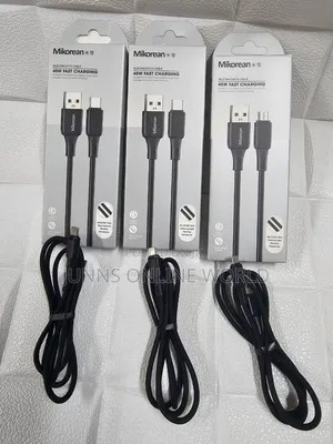 45W USB-C Wire Cord Charger for Android & iPhone