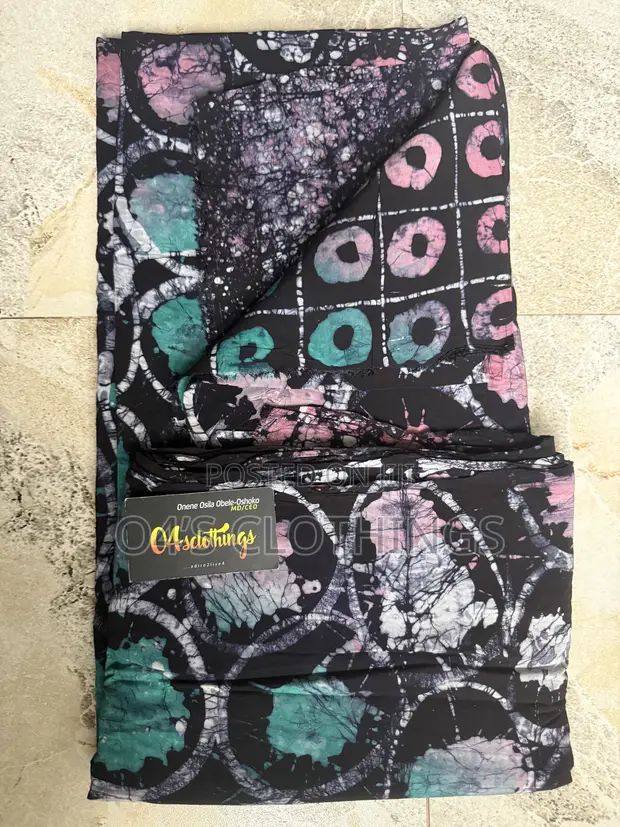 Handcrafted Transparent Batik Fabric - 5 Yards - 1