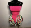Mata 2 Piece Floral Ruffle Skirt Crop Top Set - 5