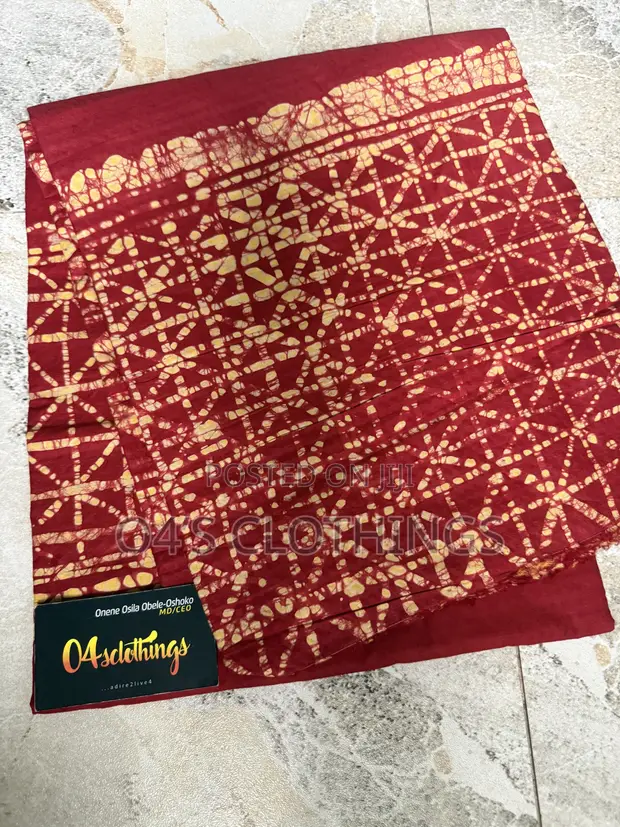 Artistic Batik Fabric - 5 Yards - 1