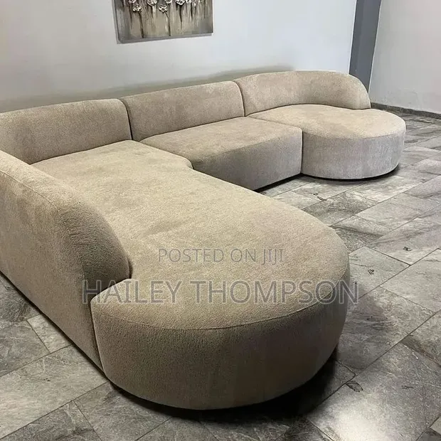 Comfy L-Shaped Couch - Brand New - 1