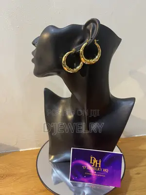 D'JEWERLY HQ Statement Earrings - Gold