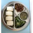 Stainless Steel 4 Partition Dinner Plate (30/35cm) - 1