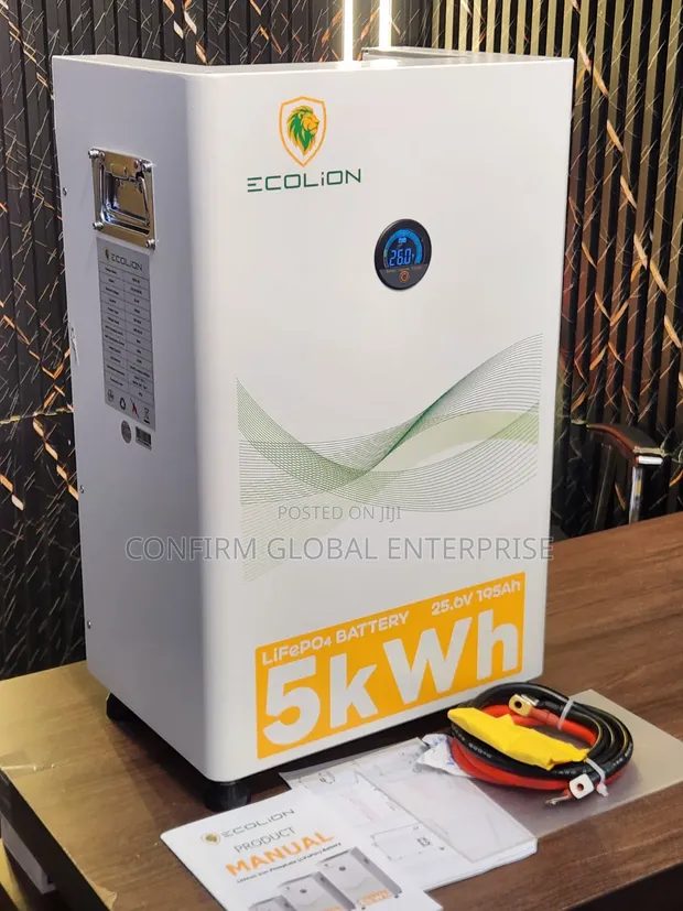 Ecolion 5KWh 24V Baturin Lithium - 1