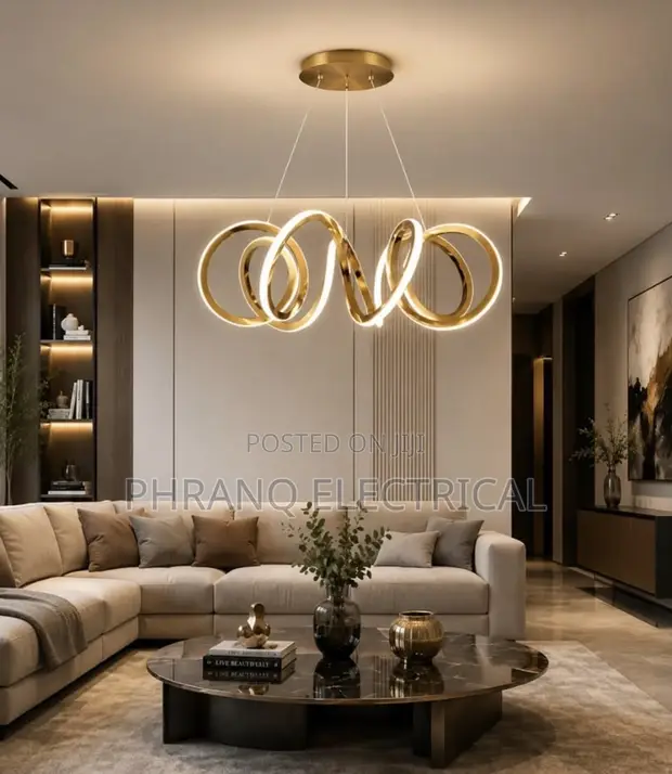 600mm Simple Modern Lantern Living Room Chandelier - 1