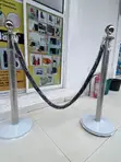 Crowd Stanchion Barriers with Black Rope - 2