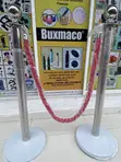 Stanchion Pole with Twisted Rope Barrier (Pair) - 4