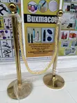 Stanchion Barriers Crowd Control Stands tare da Twisted Rope - 2