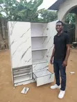 4x6 Wardrobe - Glossy White MBF - 1