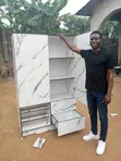 4x6 Wardrobe - Glossy White MBF - 2