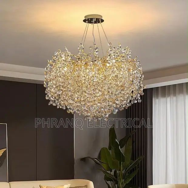 Saman Zamani na Crystal Chandelier Haske - 1