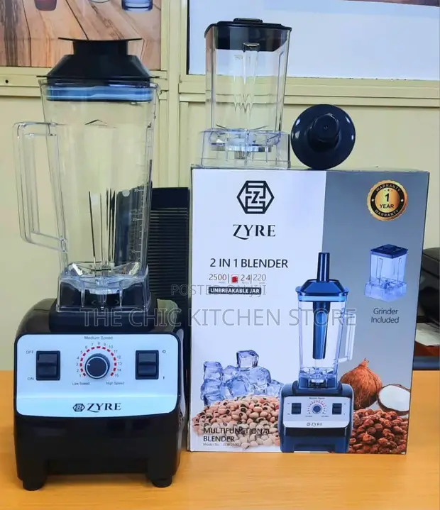 ZYRE 2-in-1 Blender & Grinder - 1