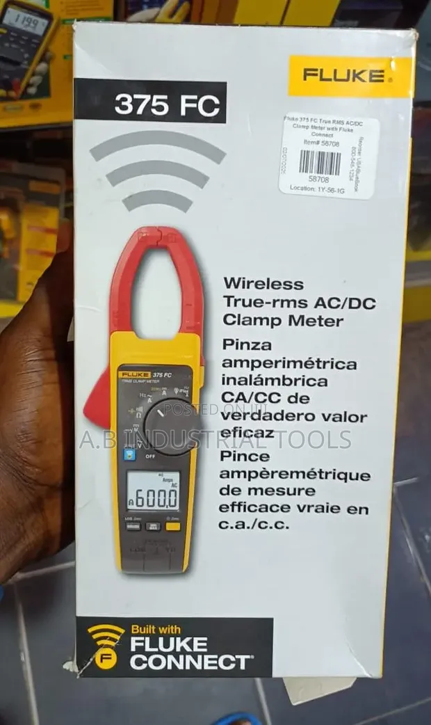 Fluke 375 FC Wireless True-RMS Clamp Meter - 1