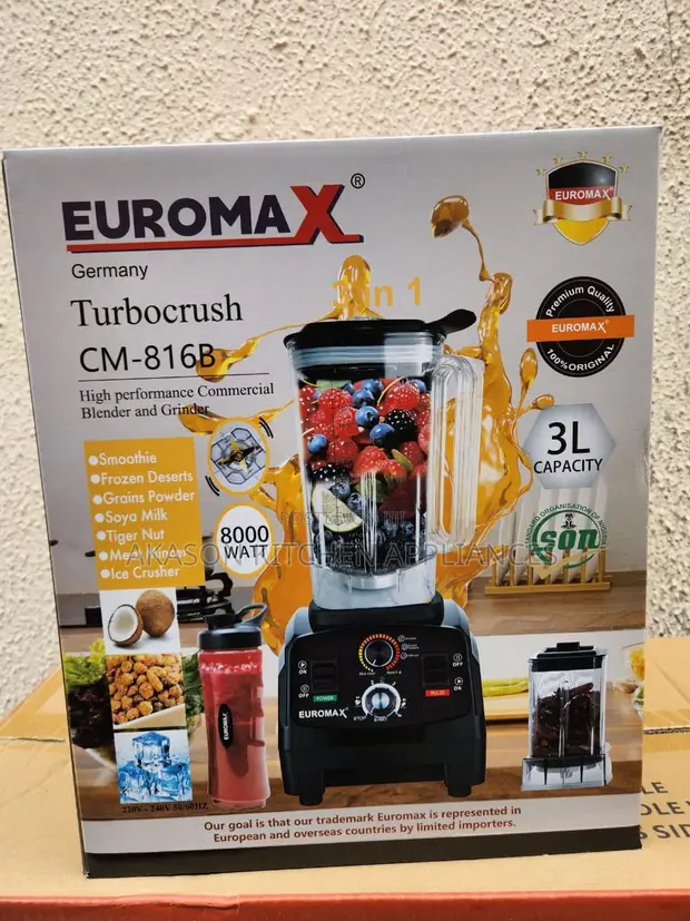 3L Euromax Turbocrush Commercial Blender - 1