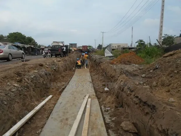 Estate Road Drainage Works - 1