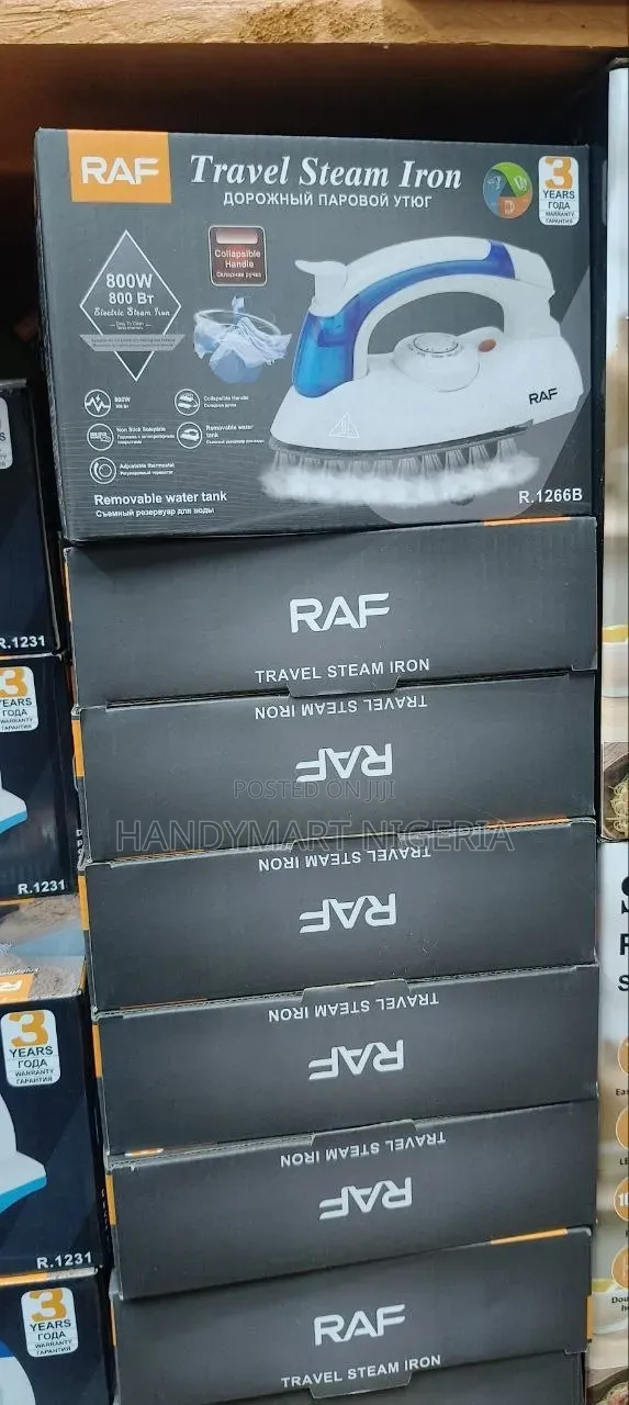 800W RAF Travel Steam Iron - 25% Off - 1