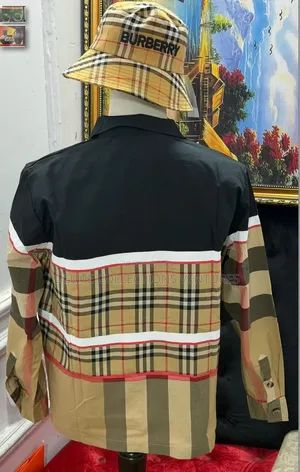 Original Burberry Shirt and Cap Set