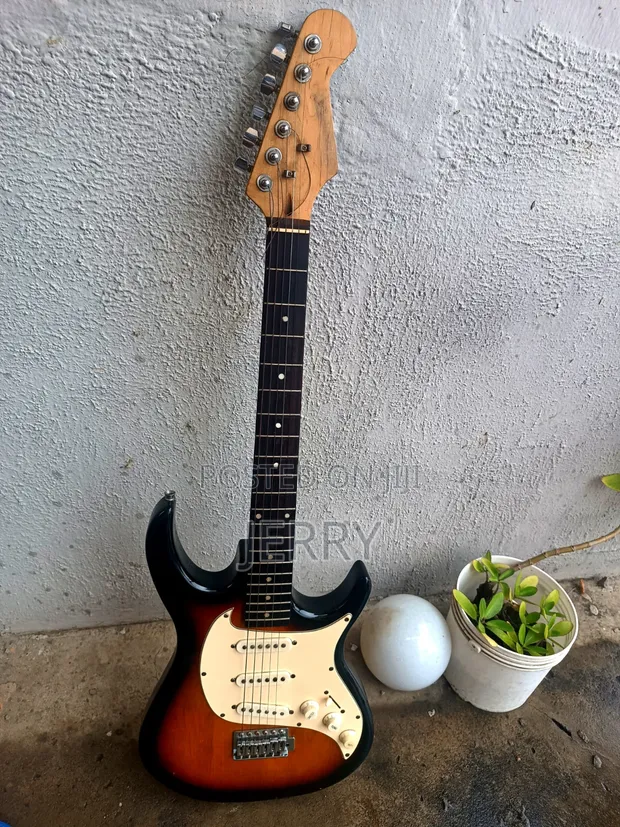 Burswood Electric Guitar - Brown - 1