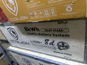 Ecolion 8kW 24V Baturin Lithium Ion - Garanti Shekaru 5