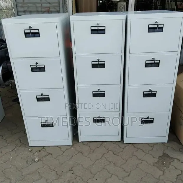 4 Drawer Filing Cabinet - Standard Karfe - 1