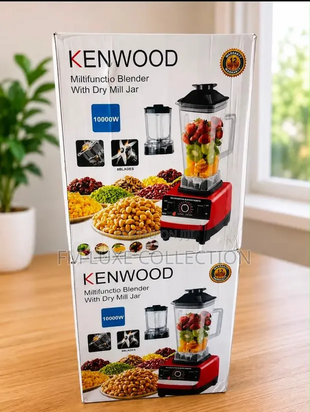 Kenwood 10000W Blender Mai Ayyuka Da Yawa Tare Da Kwalba - 1
