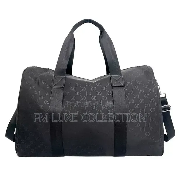 Quality Men's Genuine Leather Travel Bag - 1