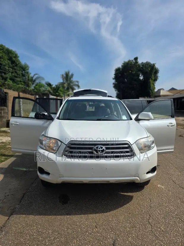 Toyota Highlander 2008 White - 1
