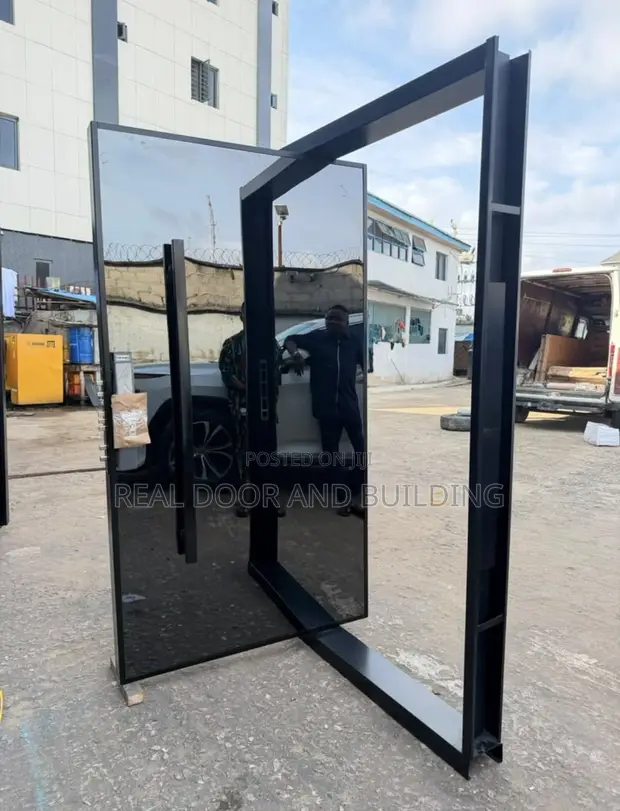High Quality Luxury Security Pivot Entrance Door (4ft x 7ft) - 1