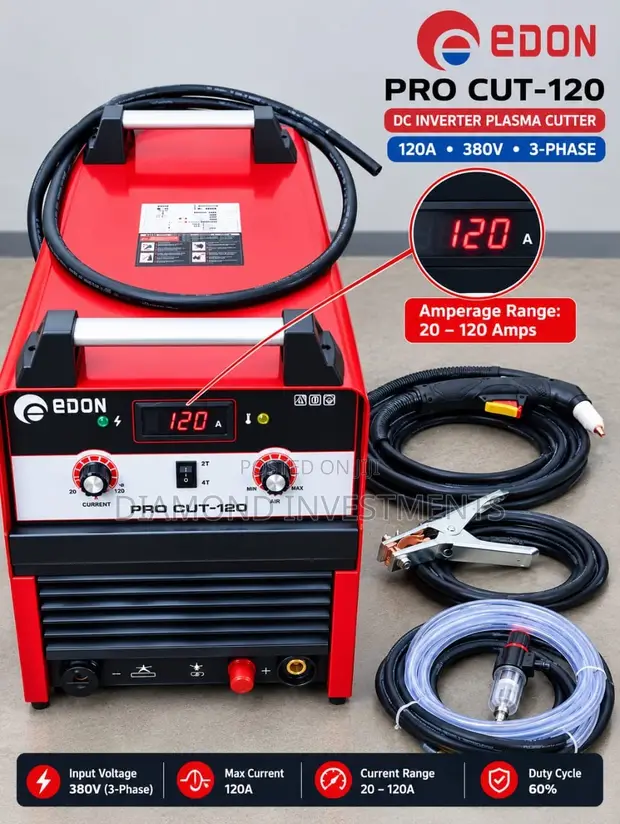 EDON DC Inverter Plasma Cutter PRO CUT-120 - 1