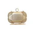 Lux Gold Compact Party Clutch Purse - 3