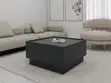 Modern Matte Charcoal Center Table - 2