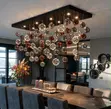 Luxury Chandelier 1200x400mm Black and Gold Base - 2