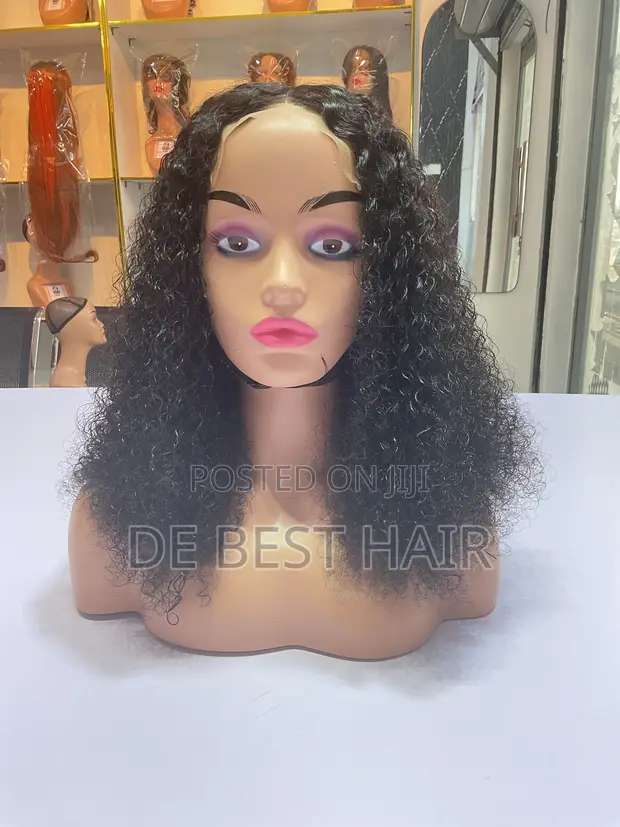 SDD Pixie Curl 18" Gashin Mutum da 5x5 Closure - 1