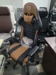 Brand New Brown and Black Gaming Chair with Lumbar Support - 2